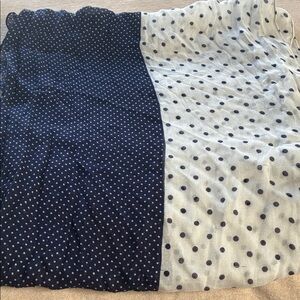 Chico’s Polka Dot Two-Tone Scarf